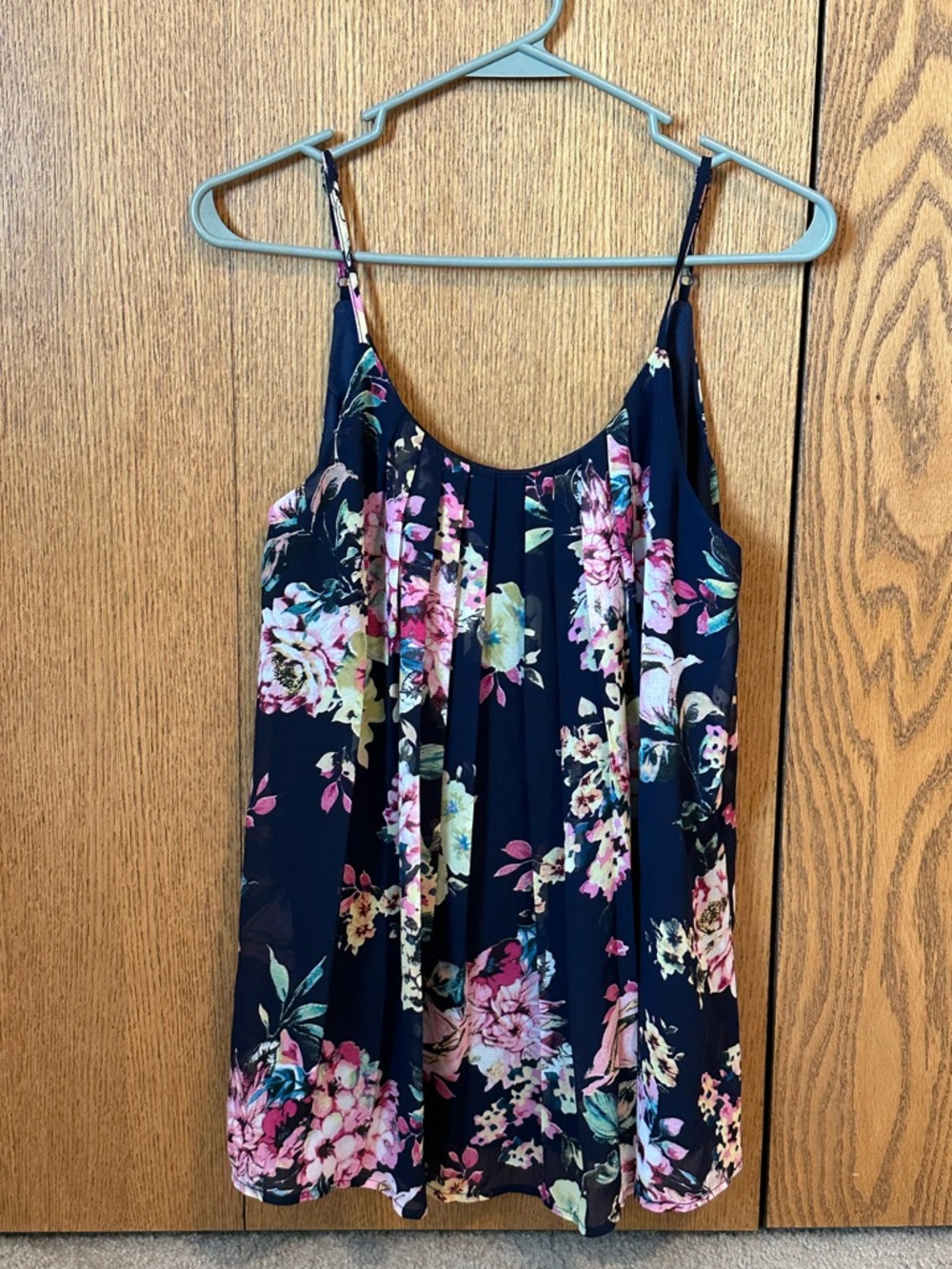 Doe & Rae Navy Floral Spaghetti Strap Camisole